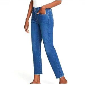 Ann Taylor | Petite Raw Edge Crop Jeans 4P